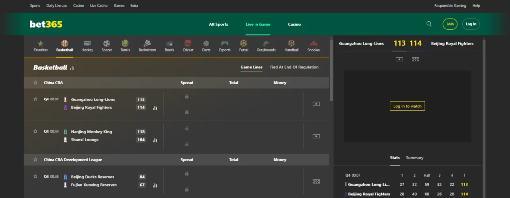 Bet365 Live